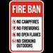 Fire Ban Sign